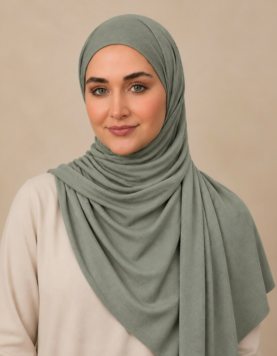 Florentine Rectangular Hijab – 180 × 70 cm  Voile