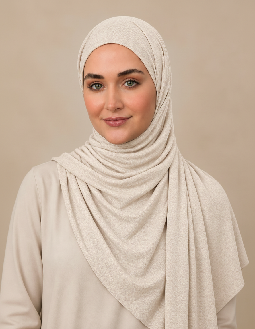 Florentine Rectangular Hijab – 180 × 70 cm  Voile
