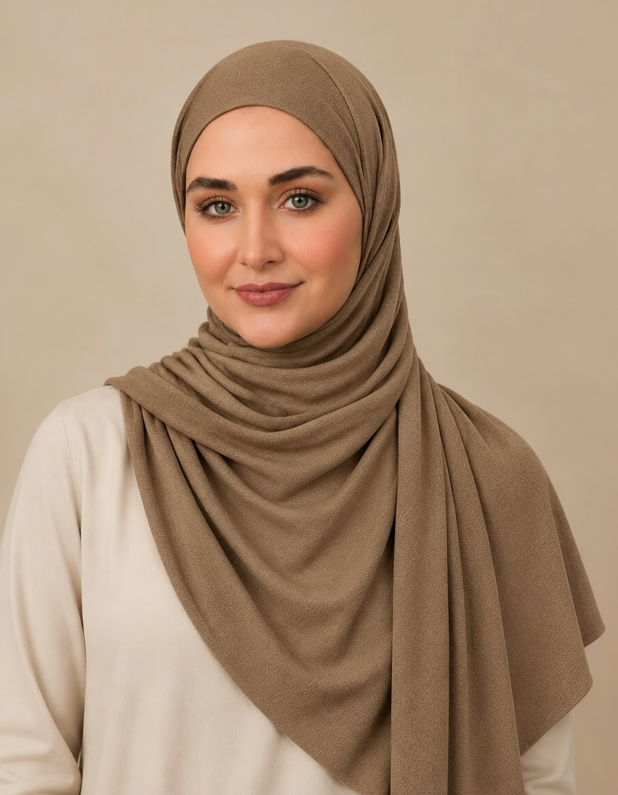 Florentine Rectangular Hijab – 180 × 70 cm  Voile