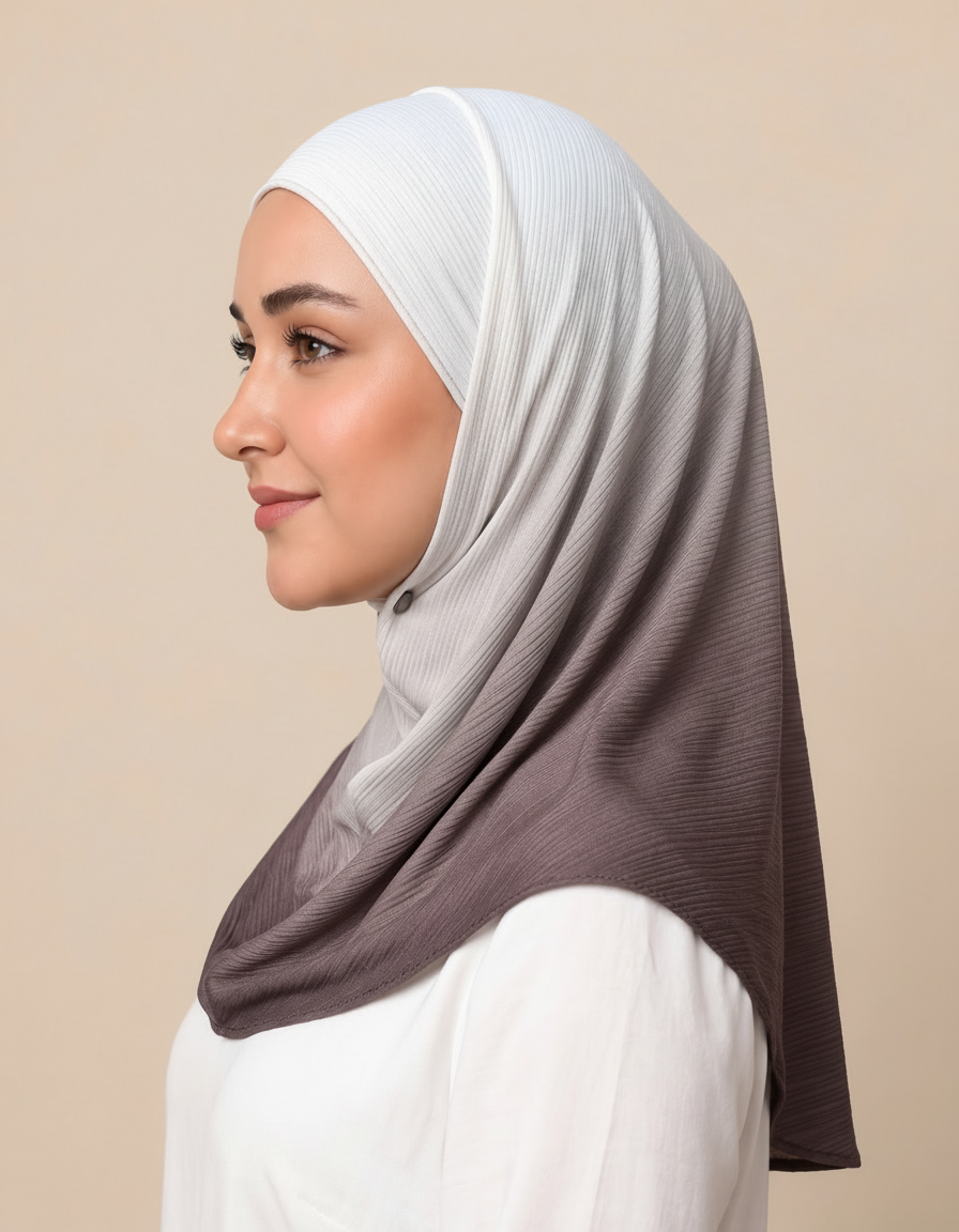Godelieve Rectangular Hijab – 180 × 70 cm  Voile