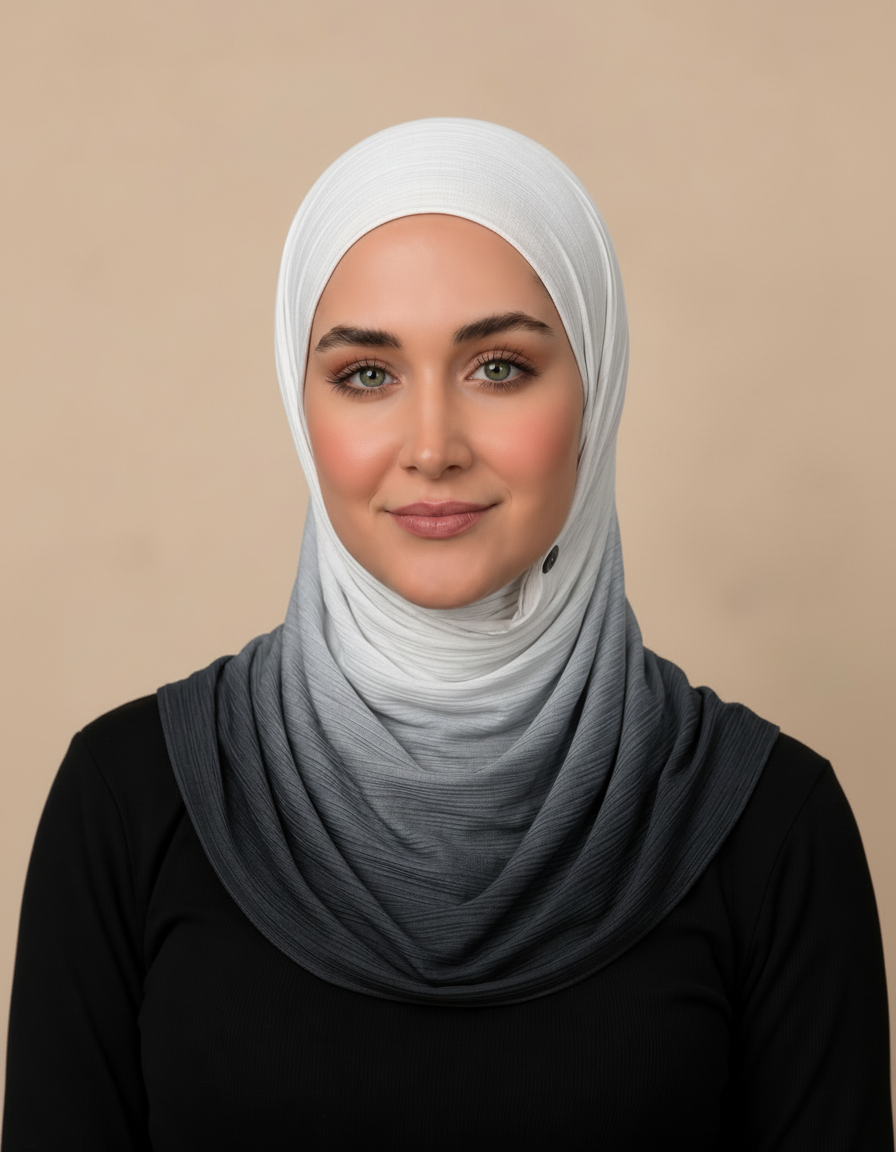 Godelieve Rectangular Hijab – 180 × 70 cm  Voile