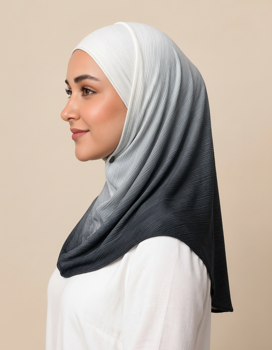Godelieve Rectangular Hijab – 180 × 70 cm  Voile