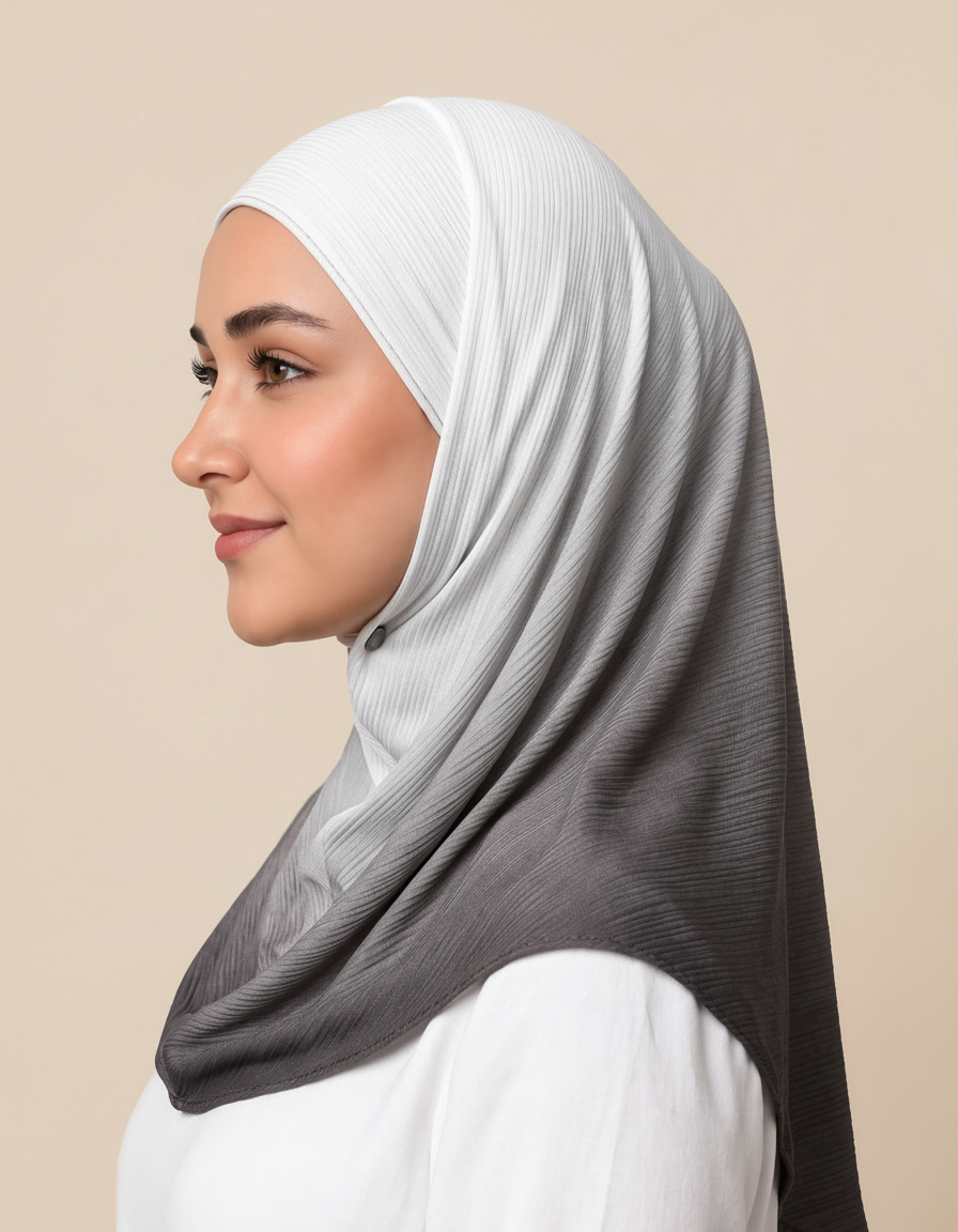 Godelieve Rectangular Hijab – 180 × 70 cm  Voile