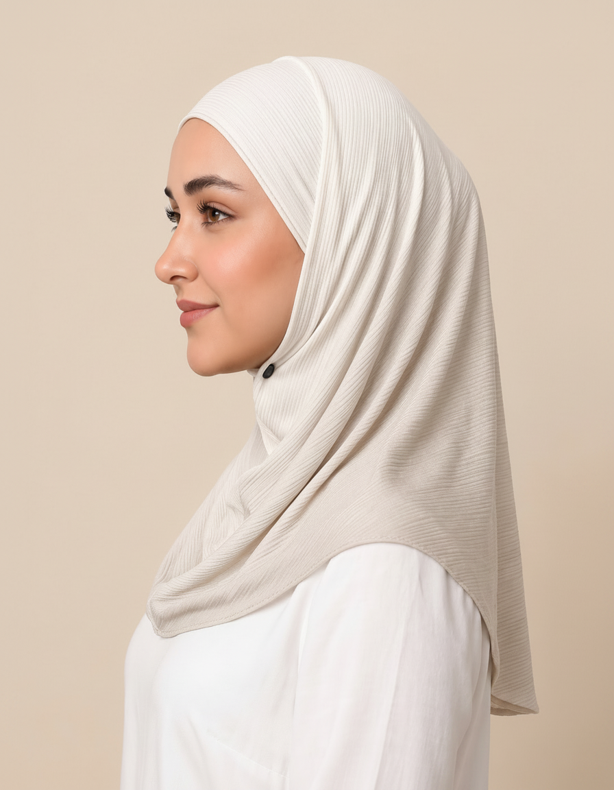 Godelieve Rectangular Hijab – 180 × 70 cm  Voile