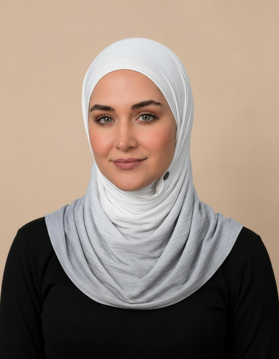 Godelieve Rectangular Hijab – 180 × 70 cm  Voile