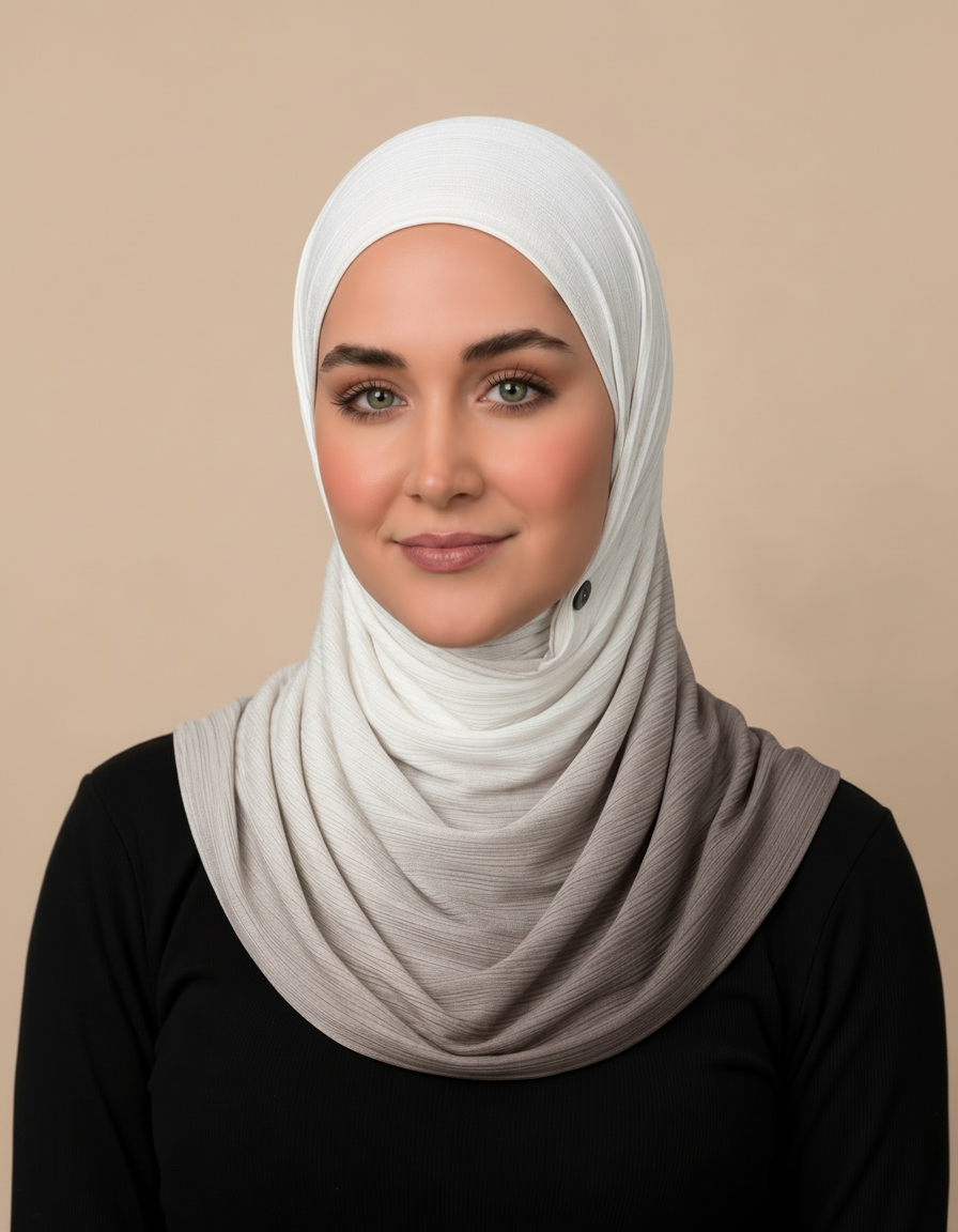 Godelieve Rectangular Hijab – 180 × 70 cm  Voile