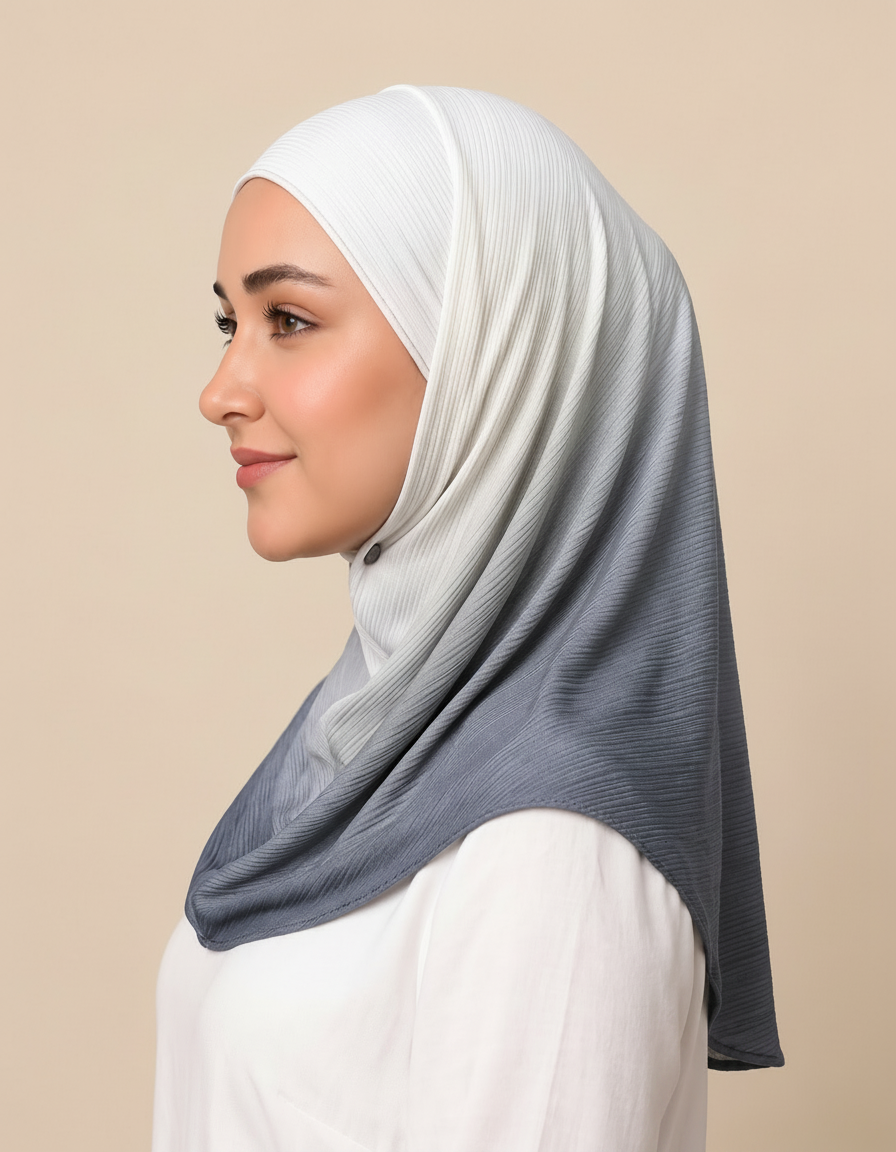 Godelieve Rectangular Hijab – 180 × 70 cm  Voile