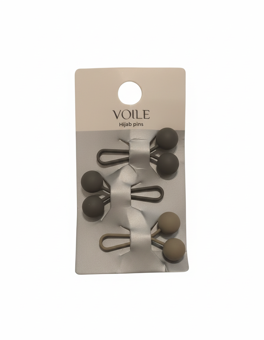 Eglantine Hijab Pin Set (3 Pieces)  Voile