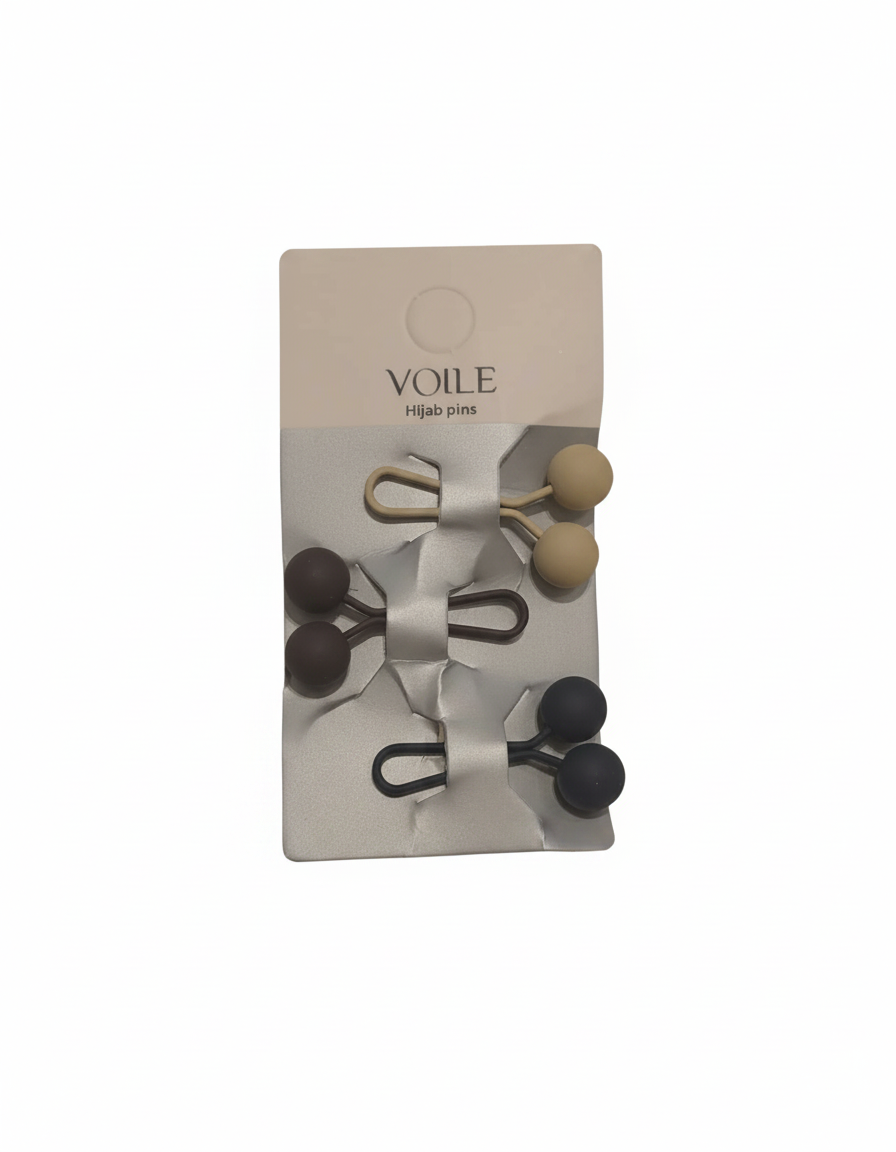 Eglantine Hijab Pin Set (3 Pieces)  Voile