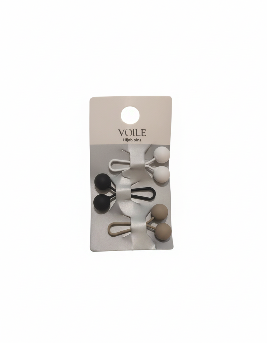 Eglantine Hijab Pin Set (3 Pieces)  Voile