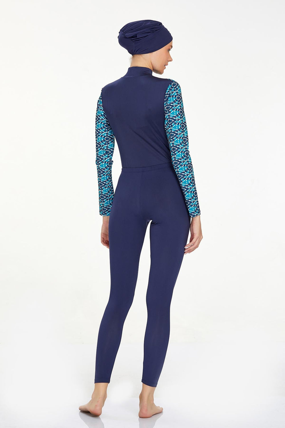 Adasea Burkini Lycra Swimsuit 4359  Voile