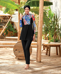 Adasea Burkini  Swimsuit-4422  Voile