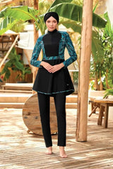 Adasea Burkini  Swimsuit-4428  Voile