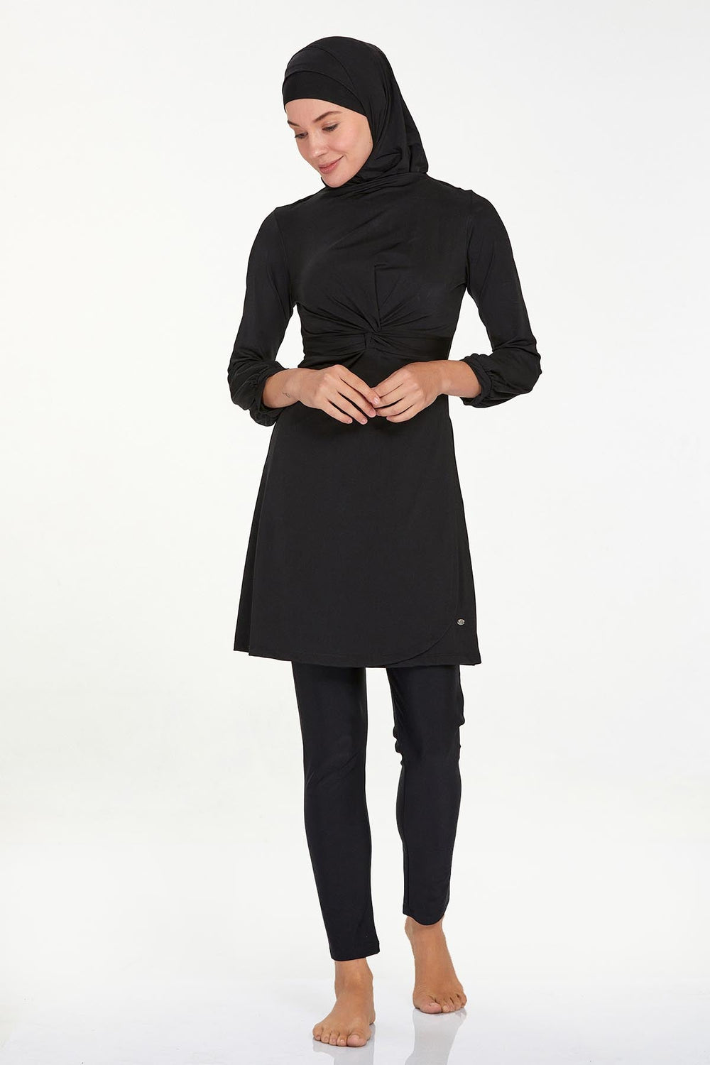Adasea Burkini  Swimsuit-4464-B  Voile