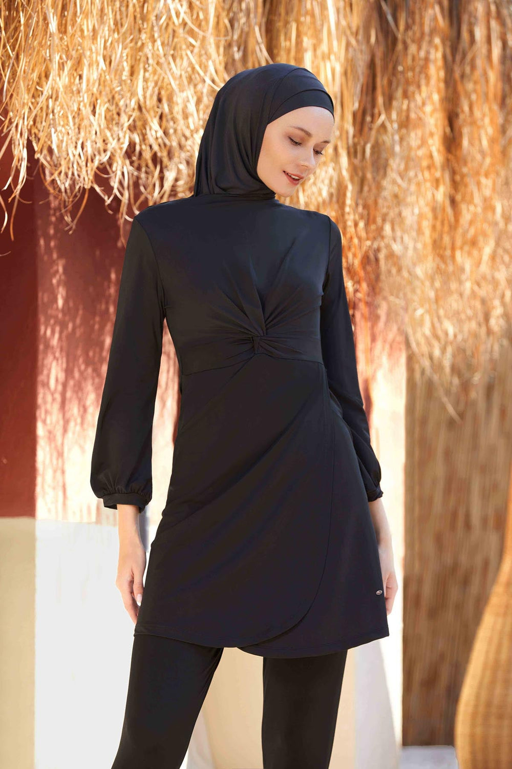 Adasea Burkini  Swimsuit-4464-B  Voile