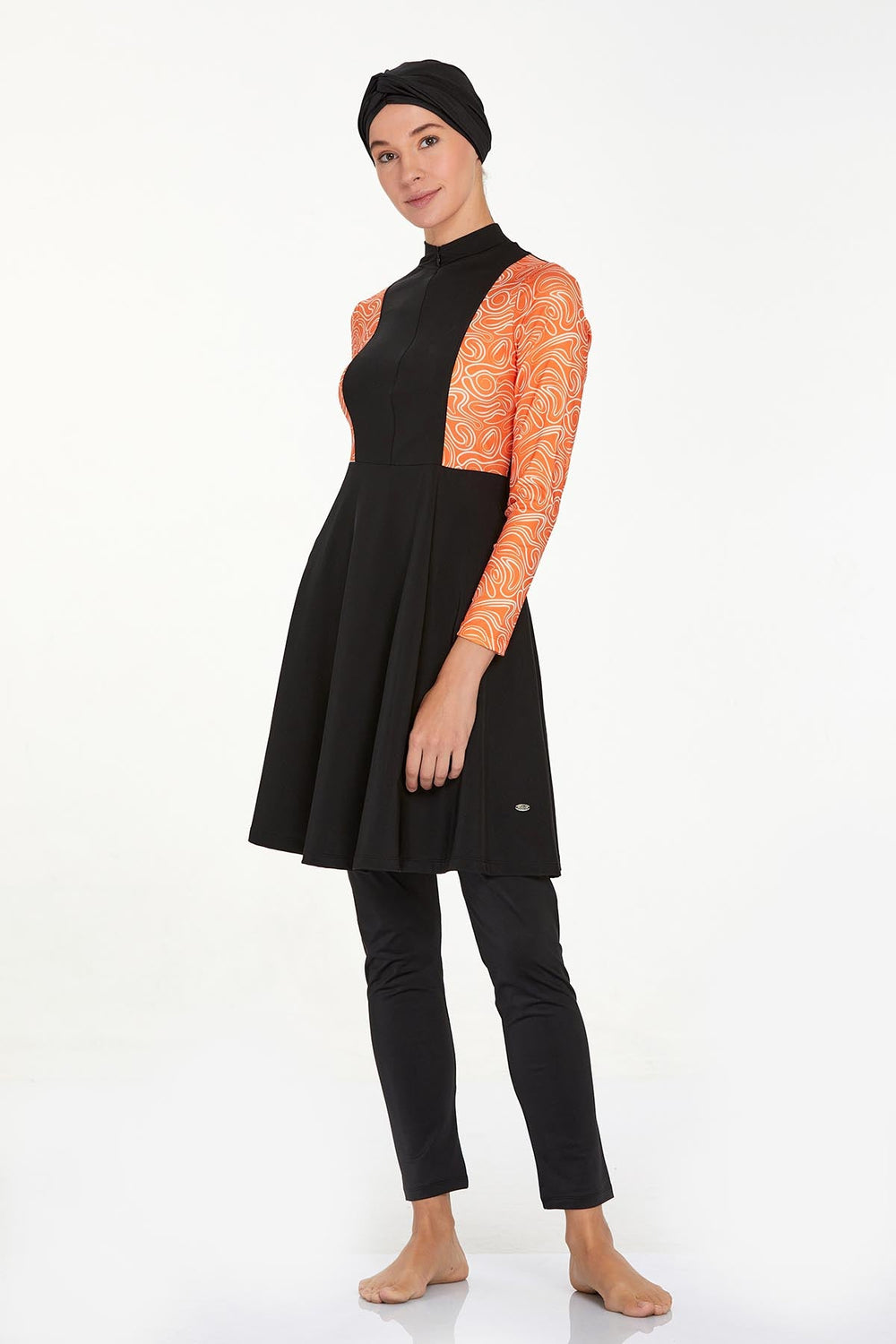 Adasea Burkini  Swimsuit-4426  Voile
