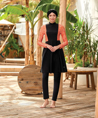 Adasea Burkini  Swimsuit-4426  Voile