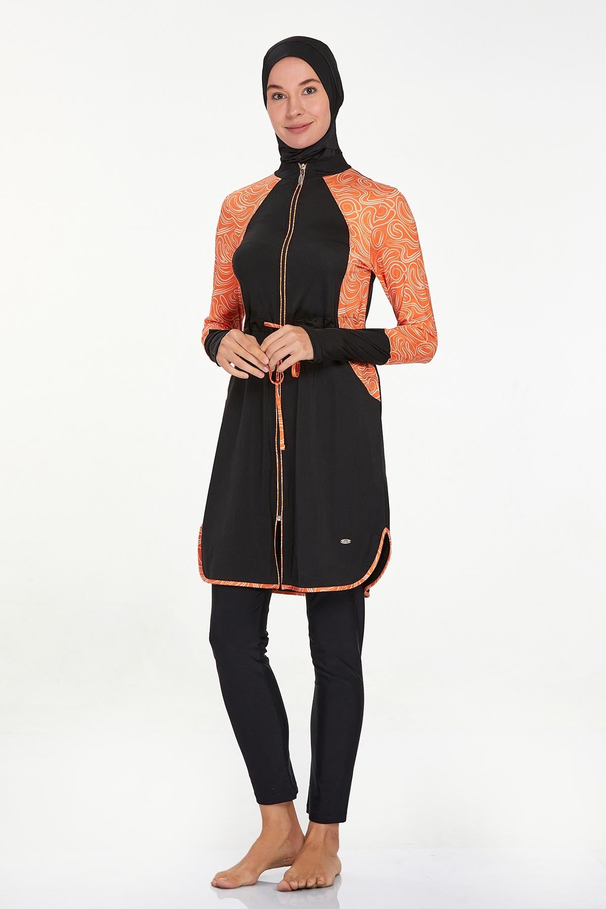 Adasea Burkini  Swimsuit-4430  Voile