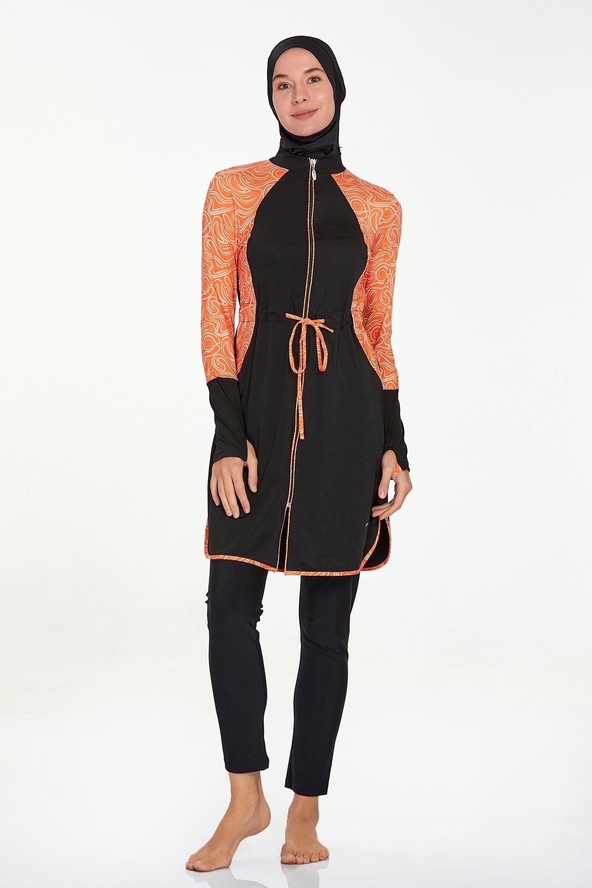 Adasea Burkini  Swimsuit-4430  Voile