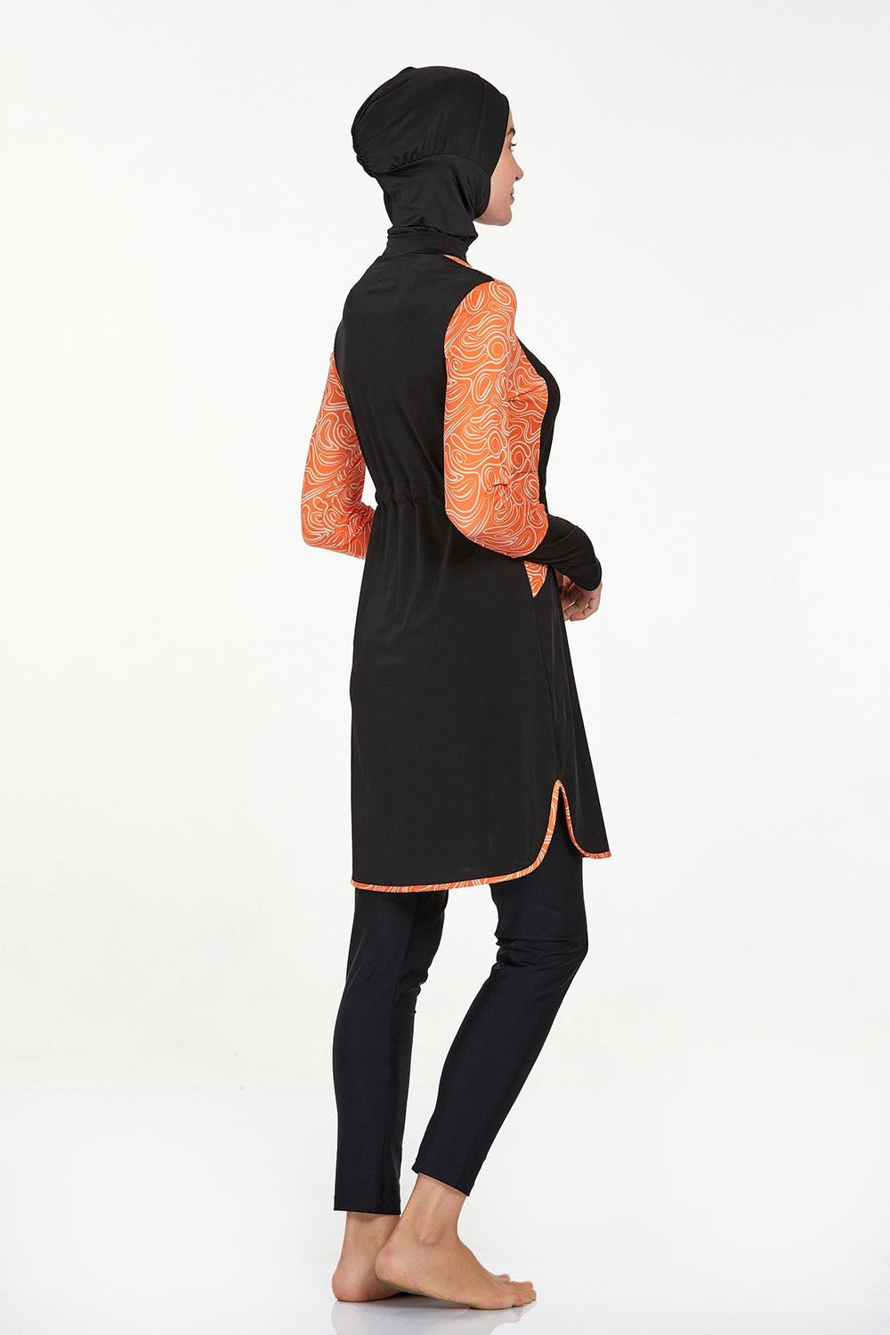 Adasea Burkini  Swimsuit-4430  Voile
