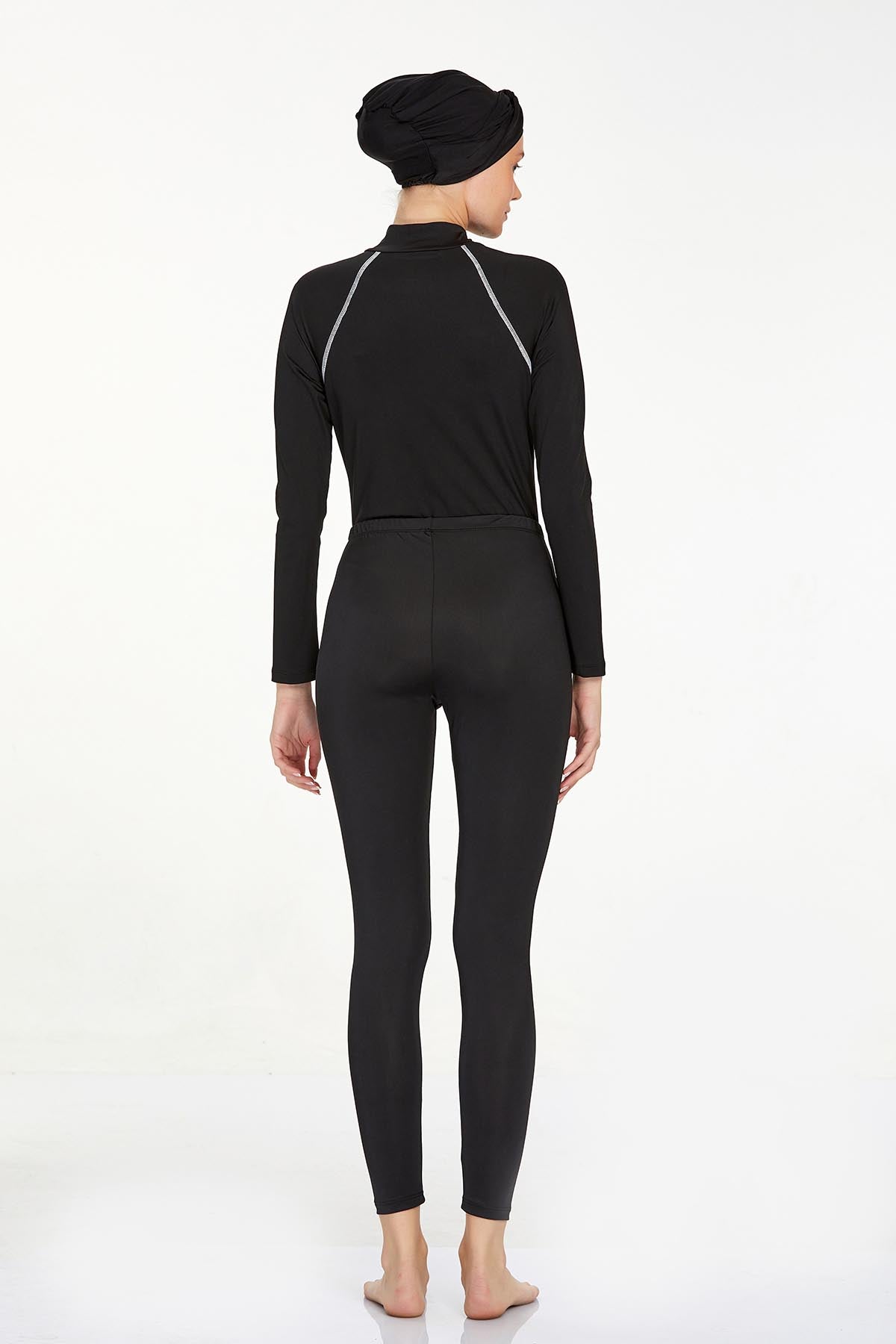 Adasea Burkini Lycra Swimsuit-4460  Voile