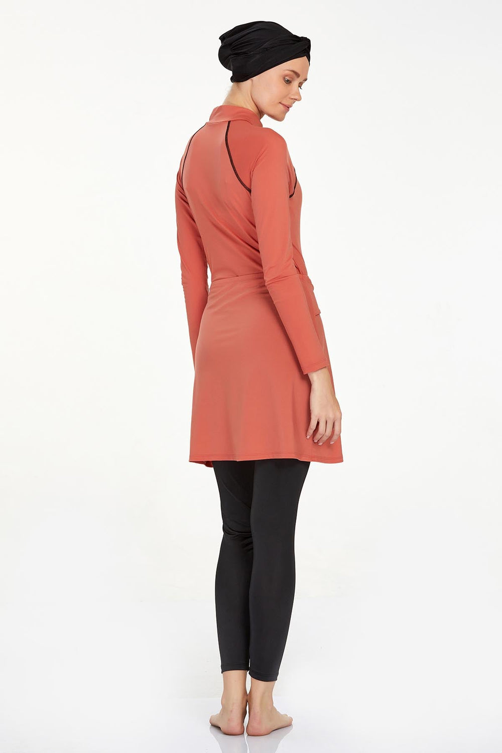 Adasea Burkini Lycra Swimsuit-4460  Voile