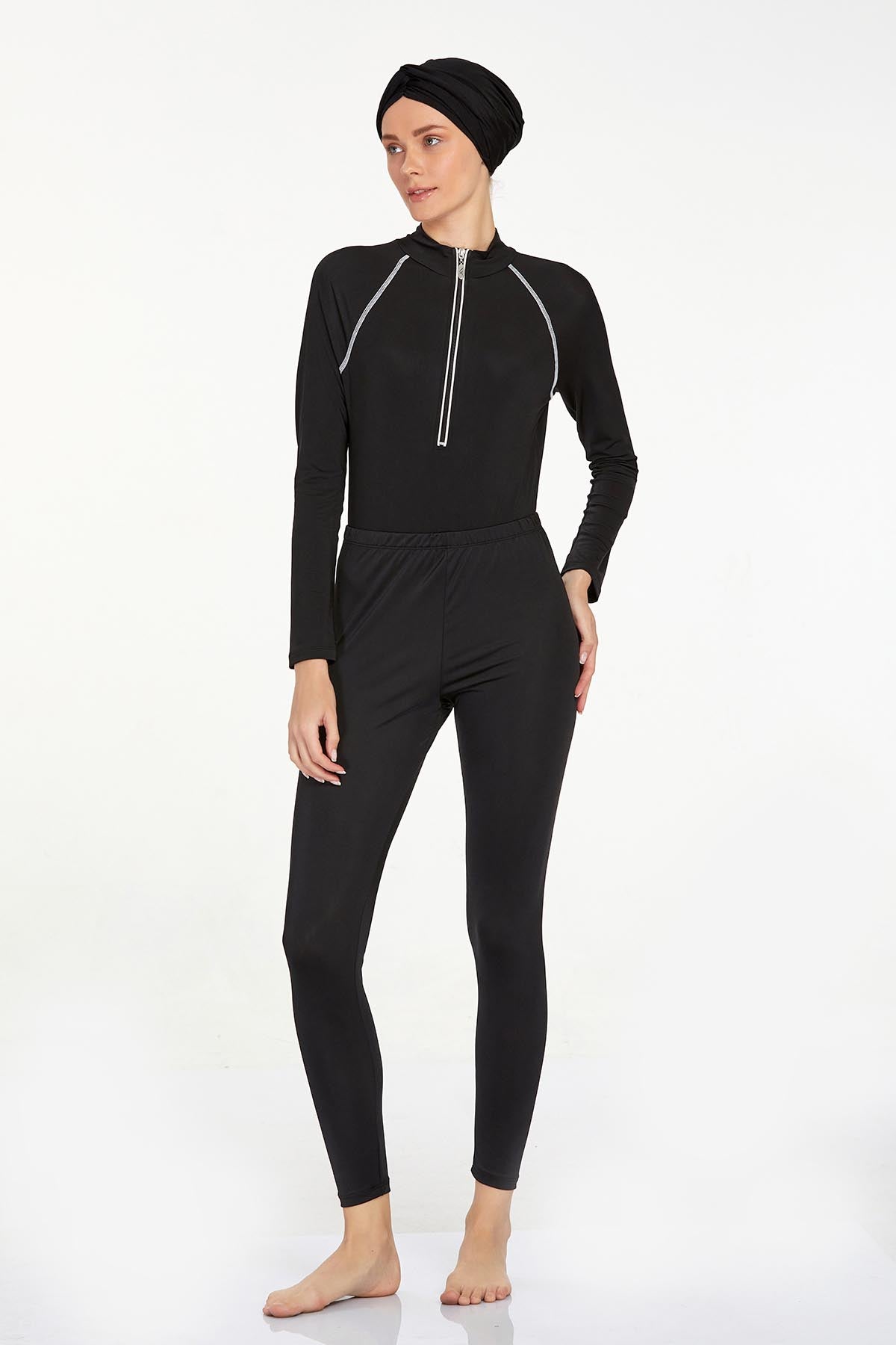 Adasea Burkini  Swimsuit-4459  Voile