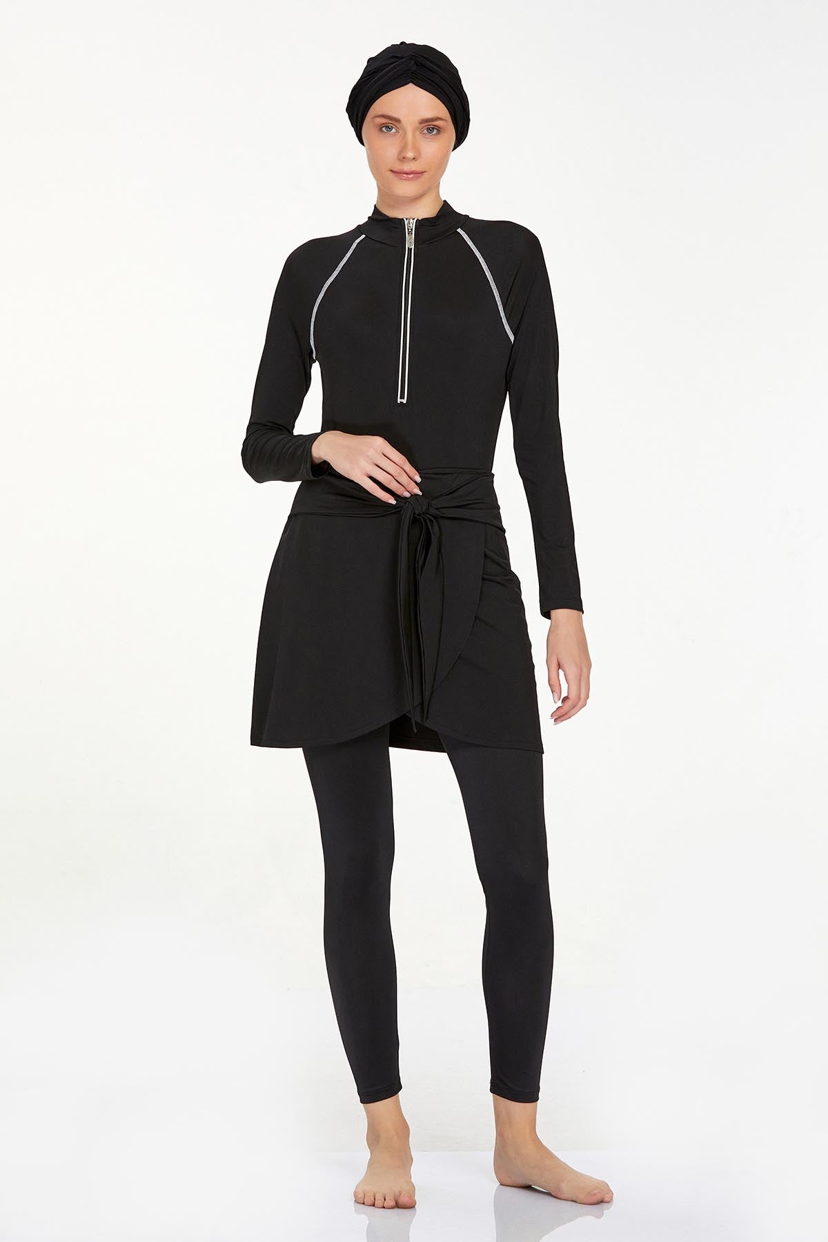 Adasea Burkini  Swimsuit-4459  Voile