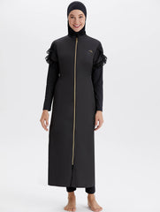 Adasea Burkini  Swimsuit-1255-B  Voile