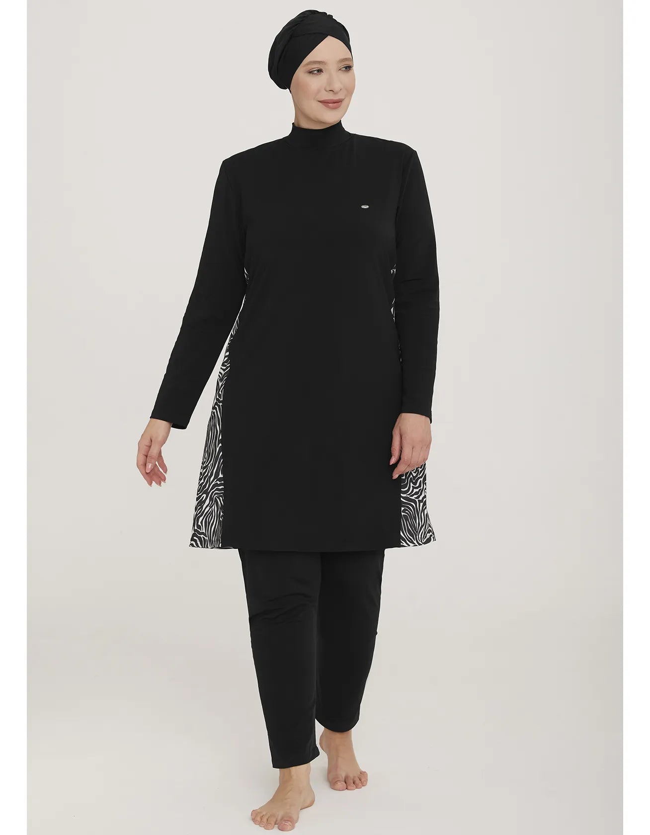Adasea Burkini  Swimsuit-4485-B  Voile