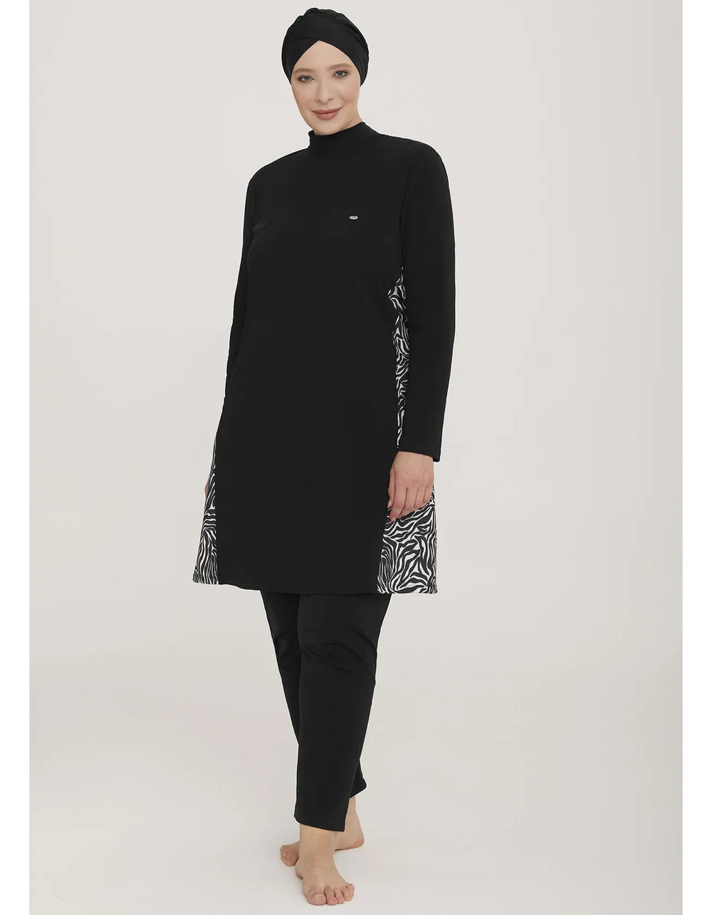 Adasea Burkini  Swimsuit-4485-B  Voile