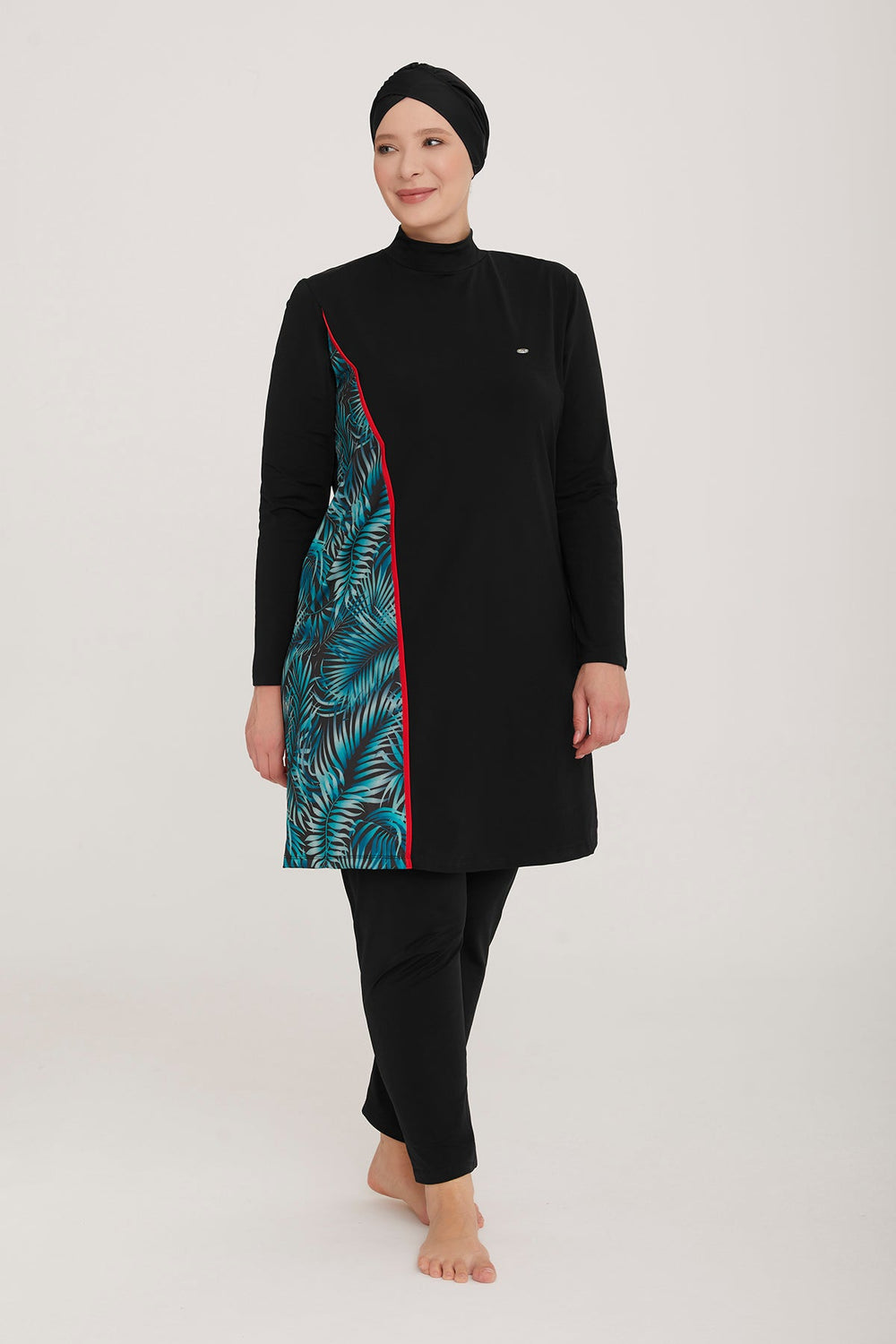 Adasea Burkini  Swimsuit-4483-B  Voile