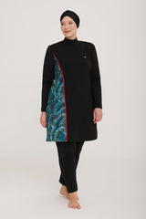 Adasea Burkini  Swimsuit-4483-B  Voile