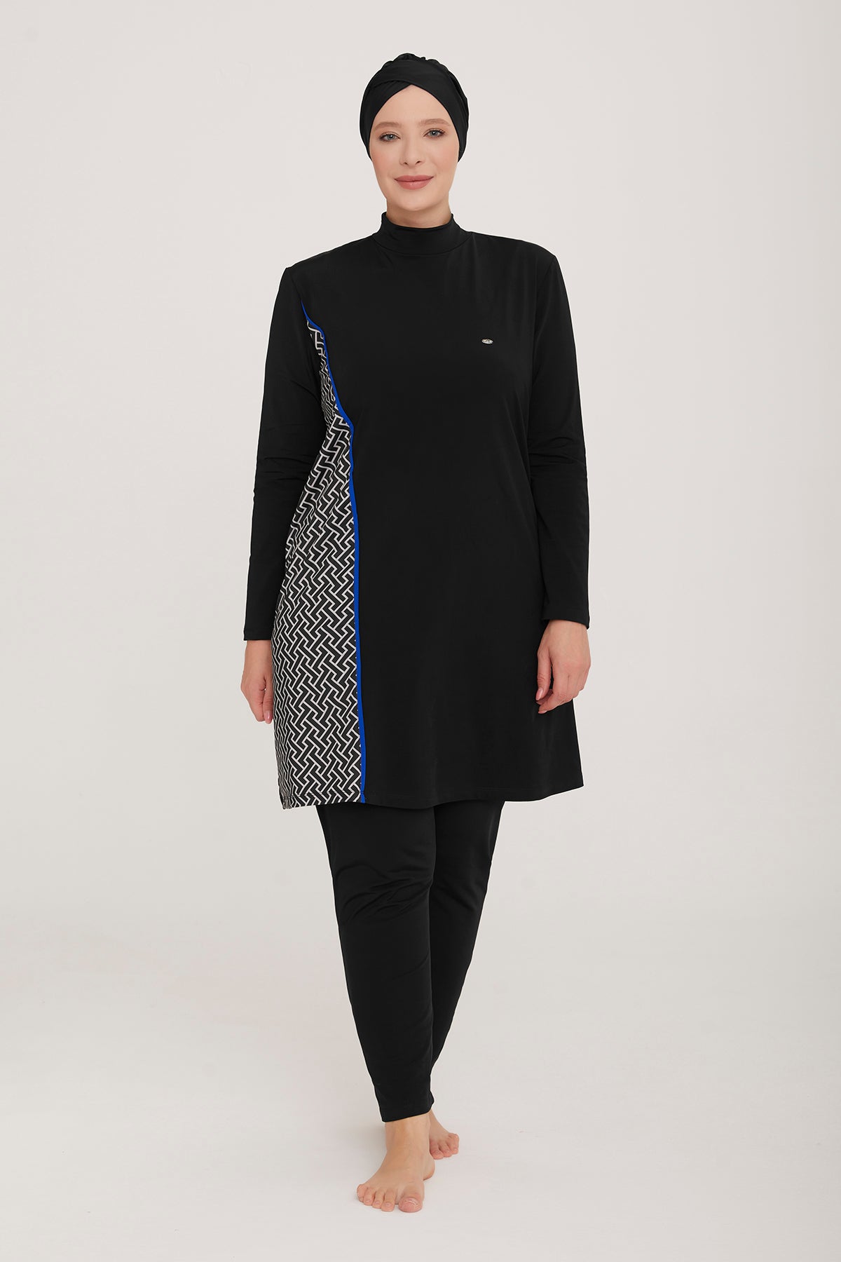 Adasea Burkini  Swimsuit-4482-B  Voile