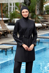 Adasea Burkini  Swimsuit-1347-B  Voile