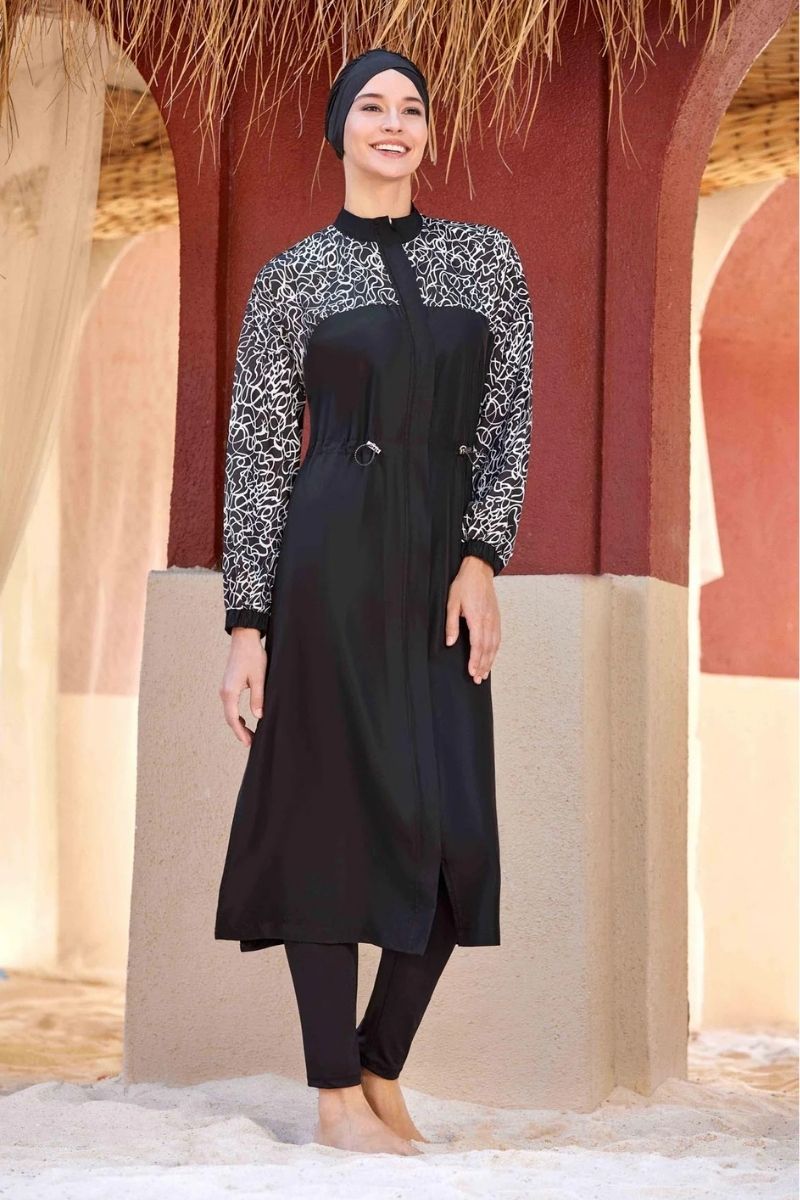 Adasea Burkini  Swimsuit 1412  Voile