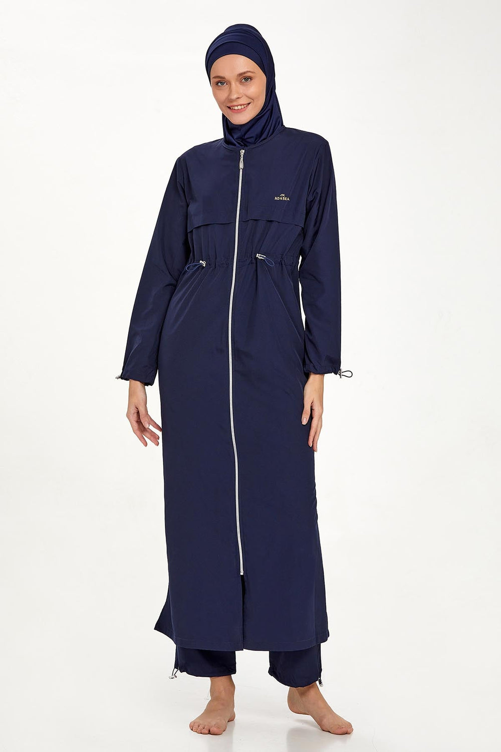 Adasea Burkini  Swimsuit-1267-B  Voile
