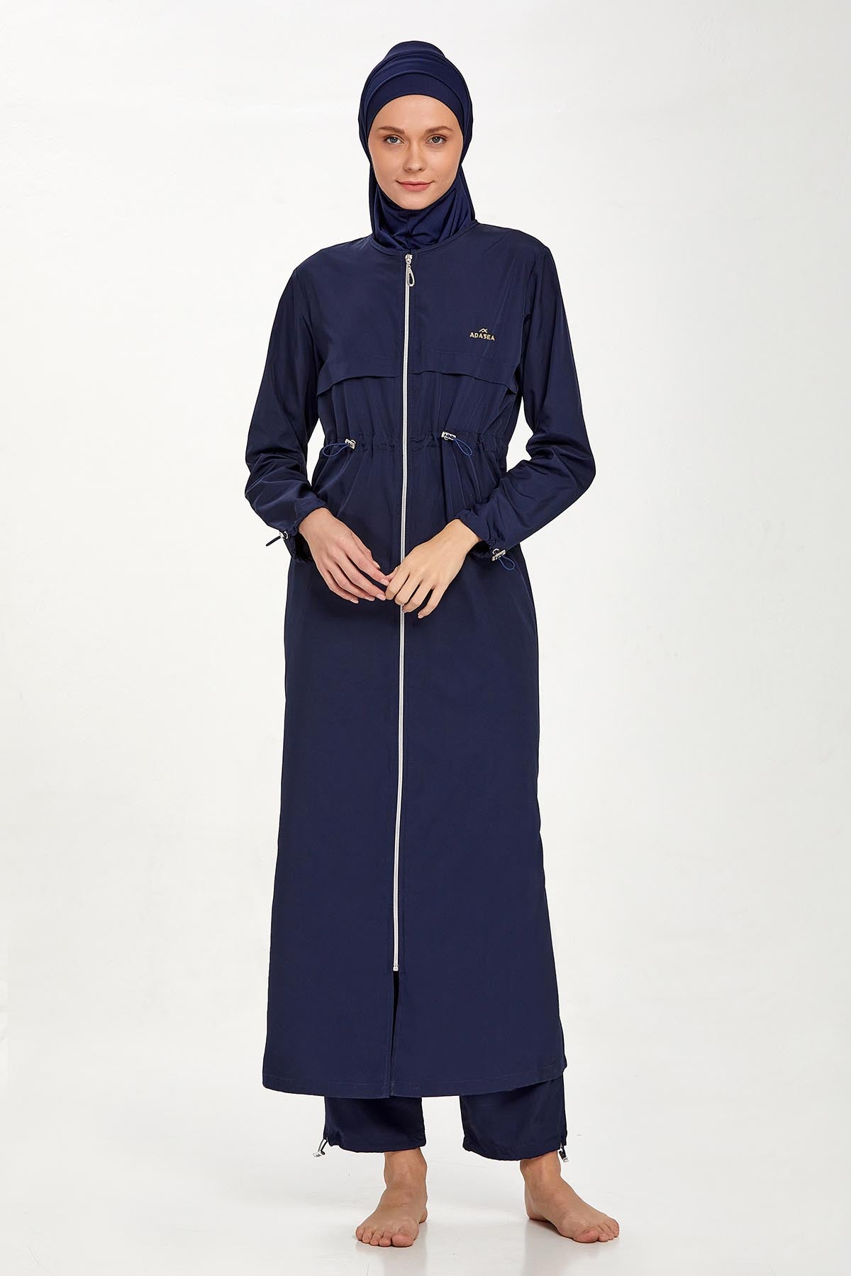 Adasea Burkini  Swimsuit-1267-B  Voile