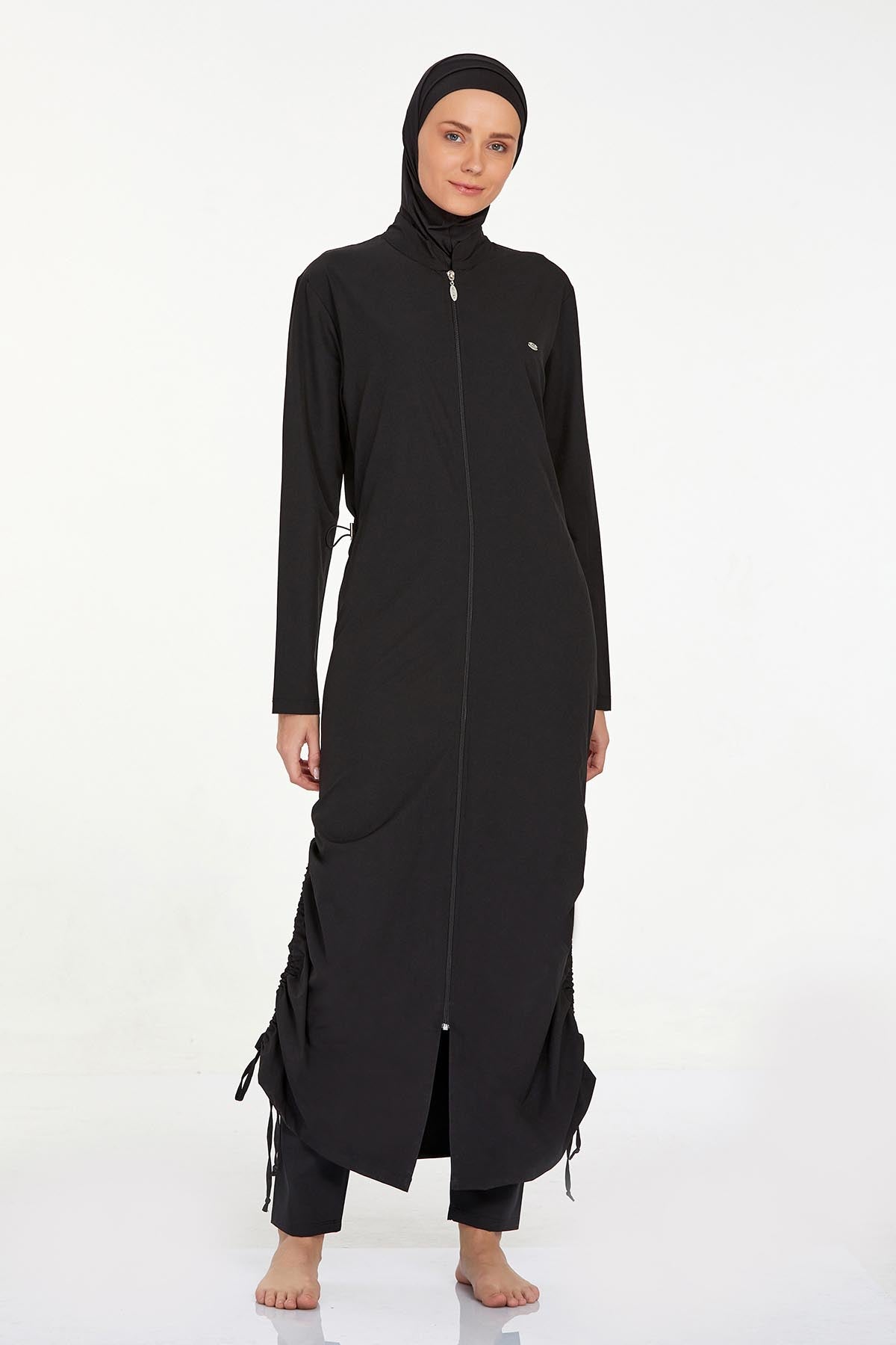 Adasea Burkini  Swimsuit-4065-B  Voile
