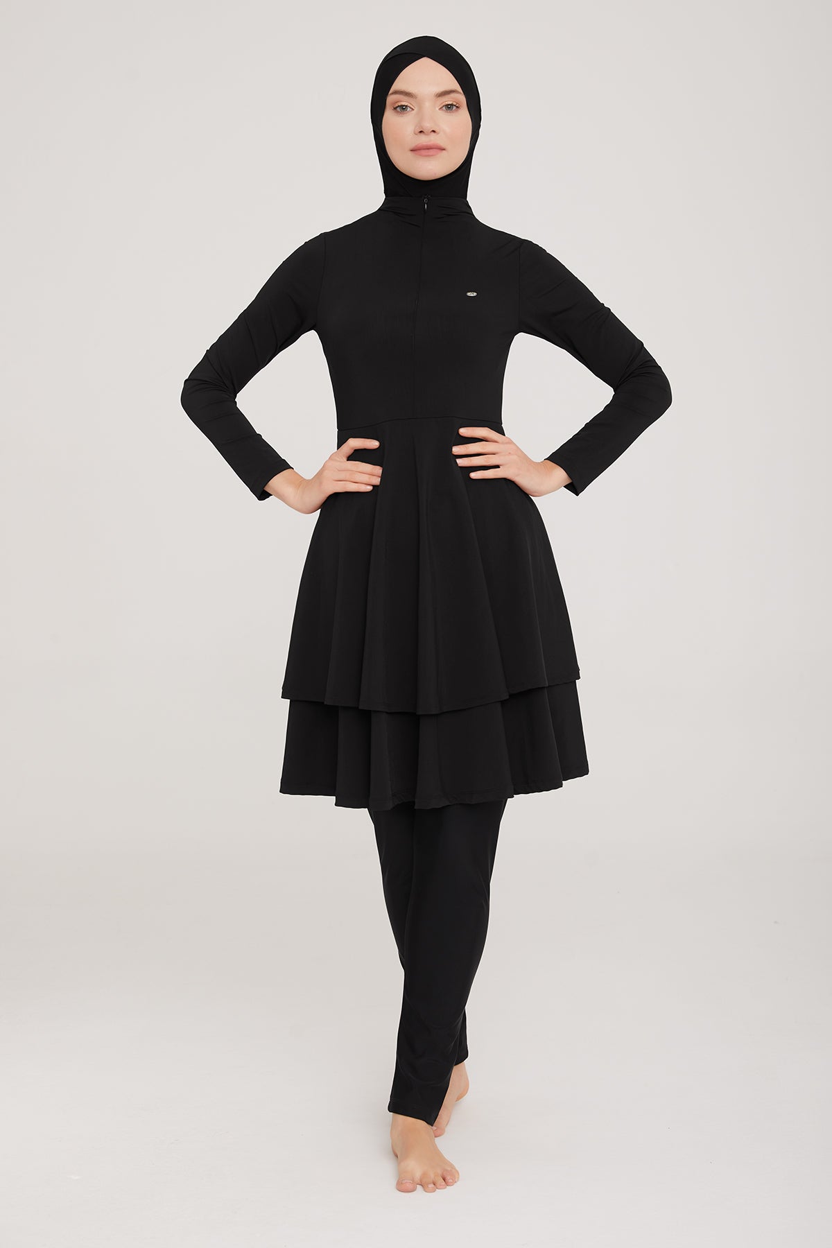 Adasea Burkini  Swimsuit-4442  Voile