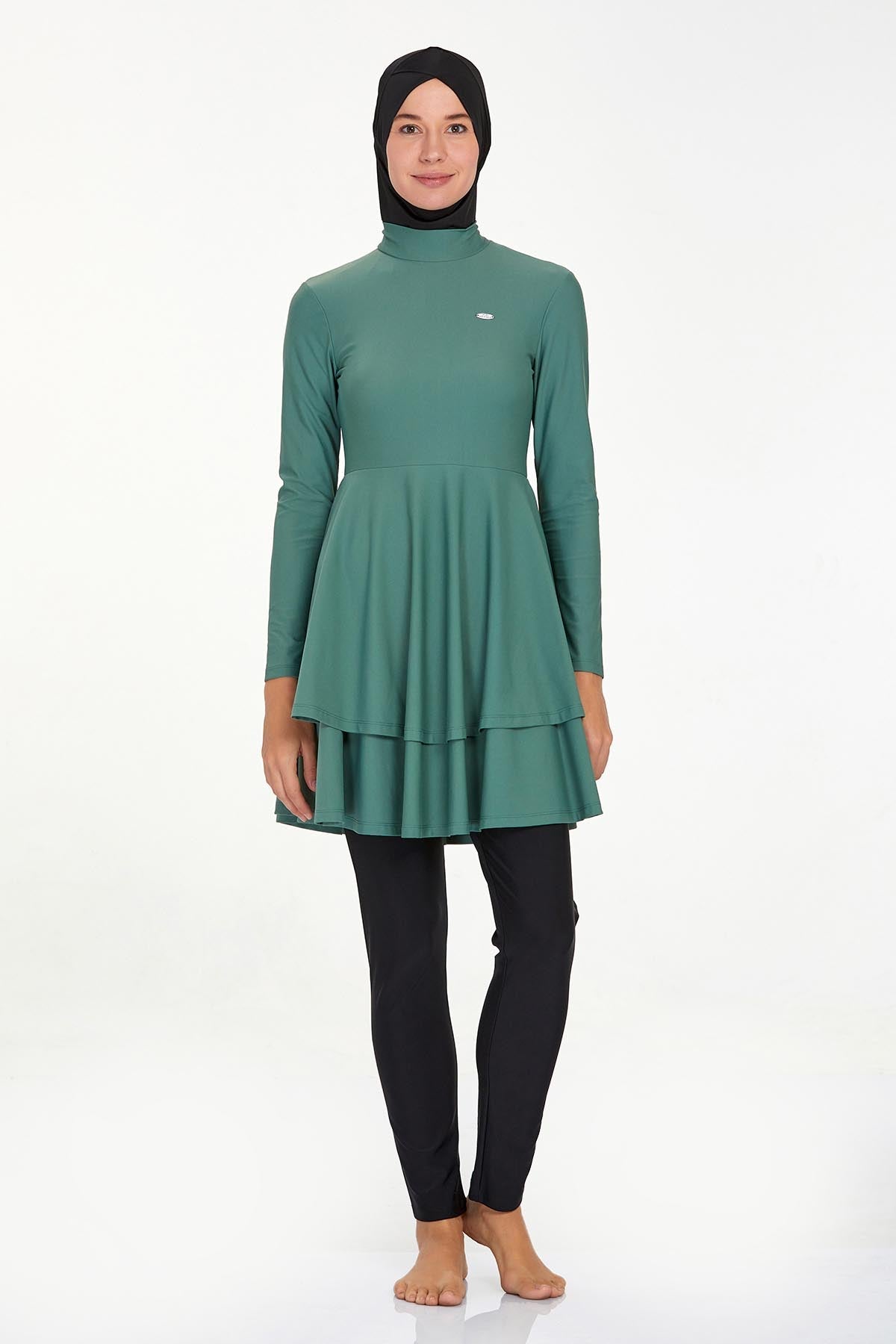 Adasea Burkini  Swimsuit-4442  Voile