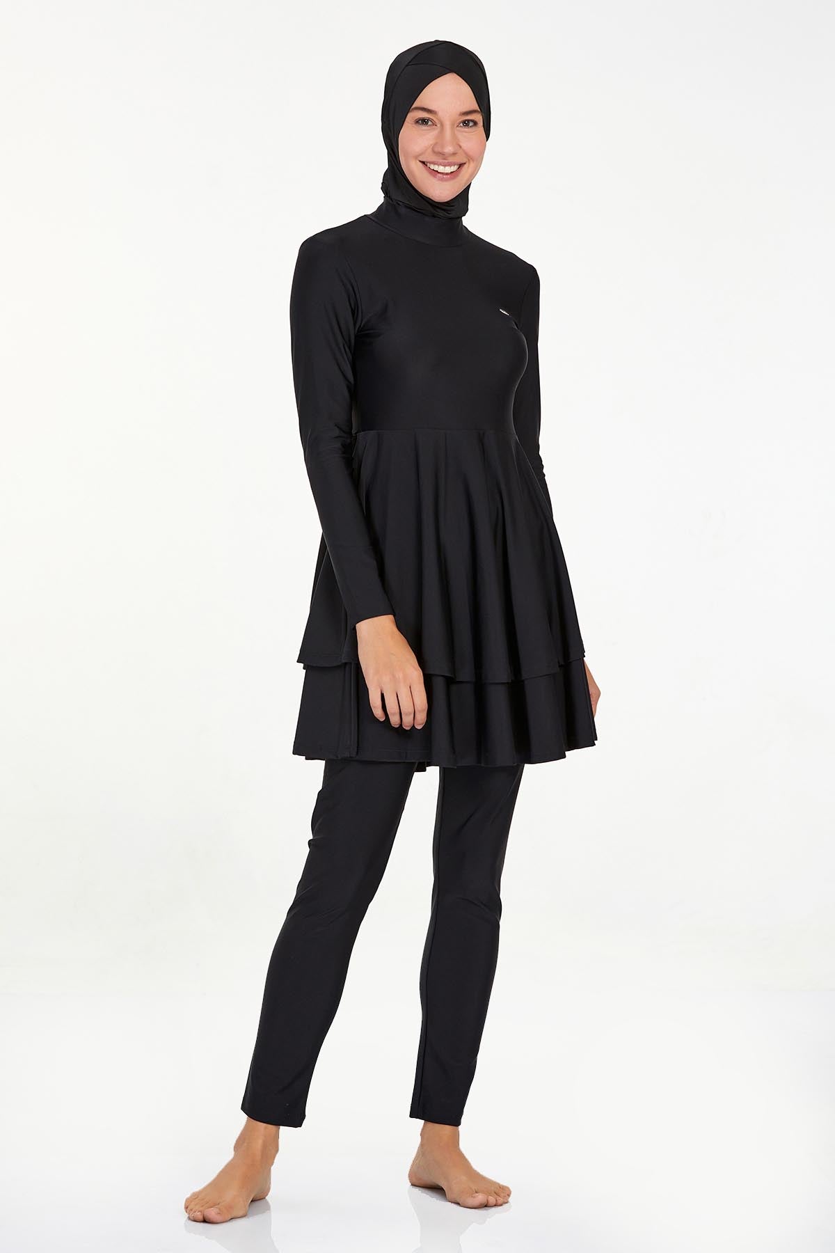 Adasea Burkini  Swimsuit-4442  Voile