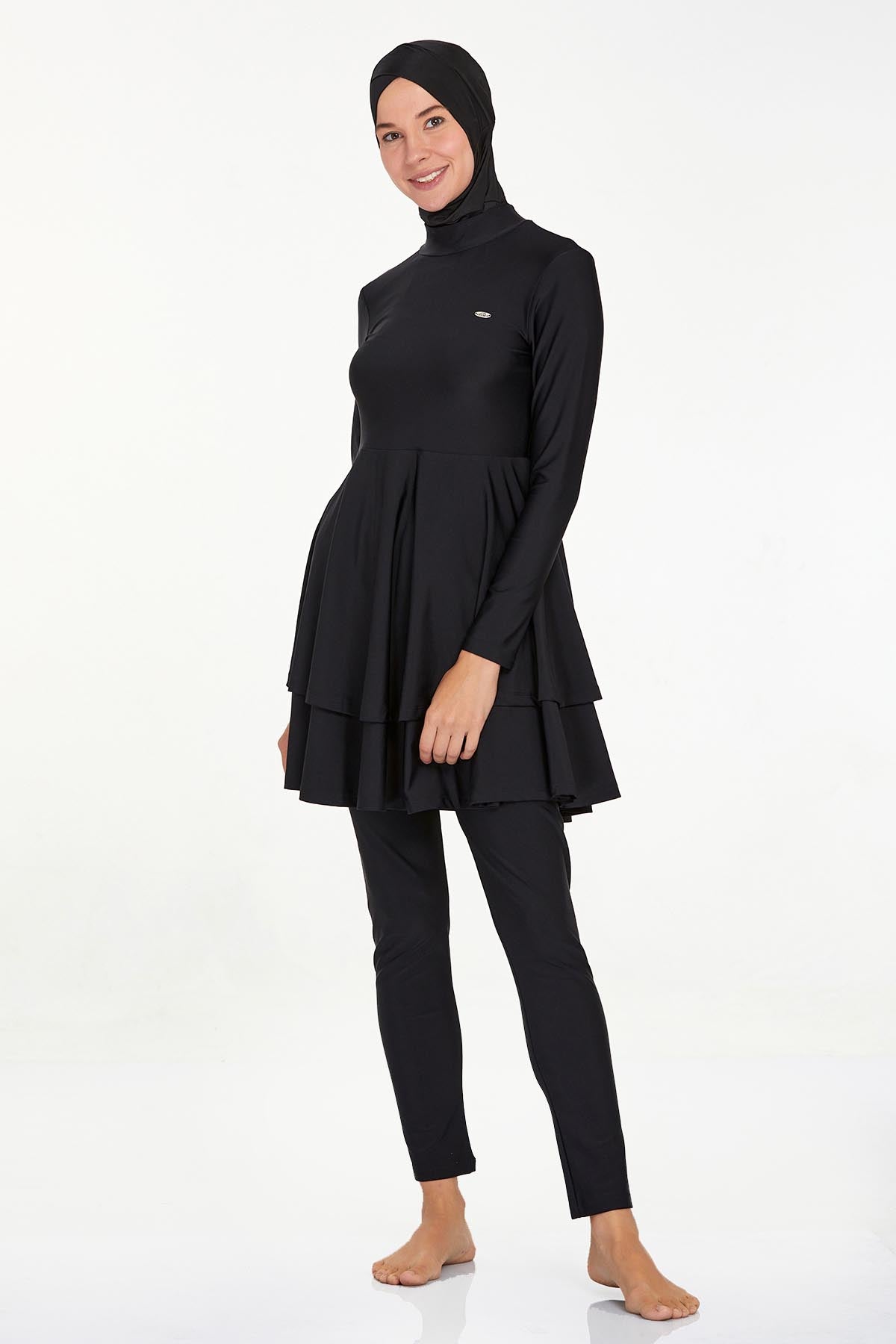 Adasea Burkini  Swimsuit-4442  Voile