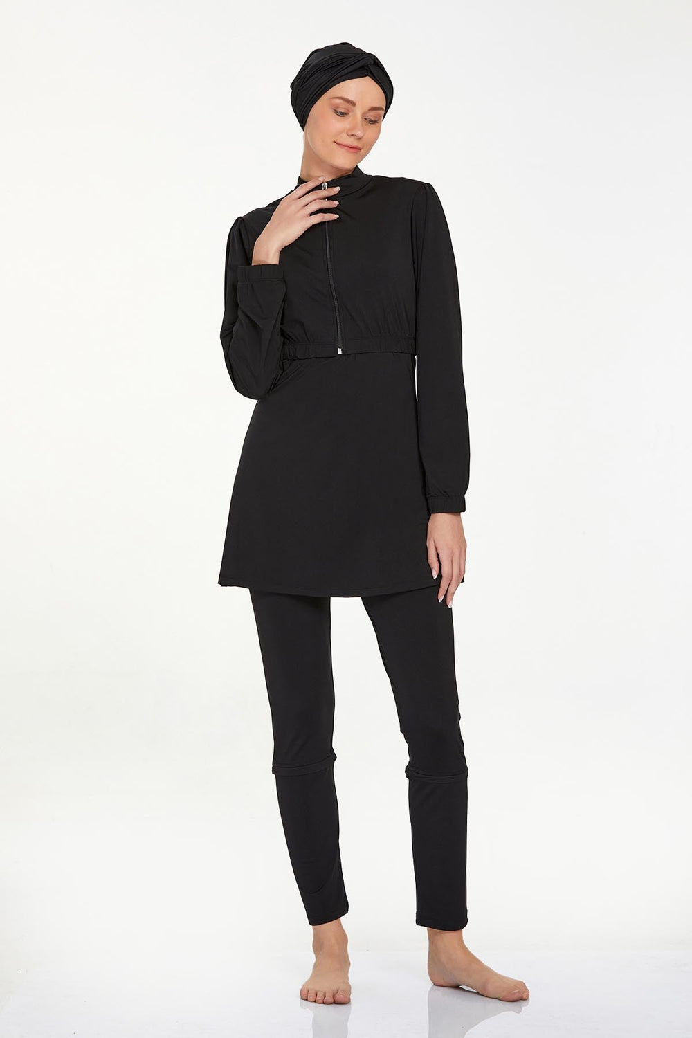 Adasea Burkini  Swimsuit-4453  Voile