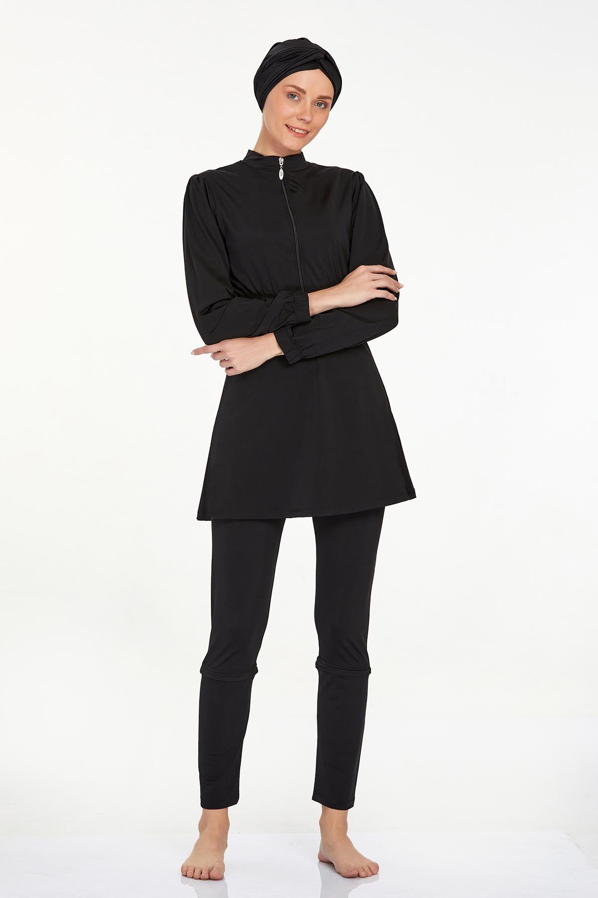 Adasea Burkini  Swimsuit-4453  Voile