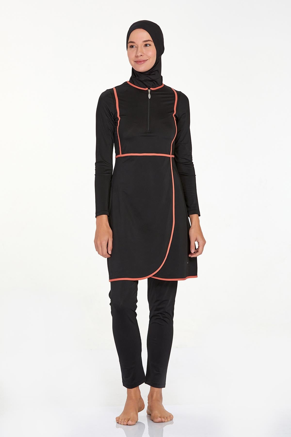 Adasea Burkini  Swimsuit-4546  Voile