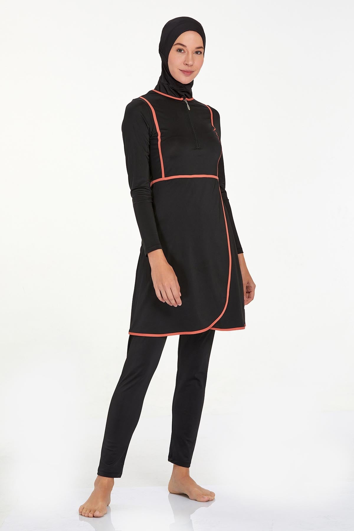Adasea Burkini  Swimsuit-4546  Voile