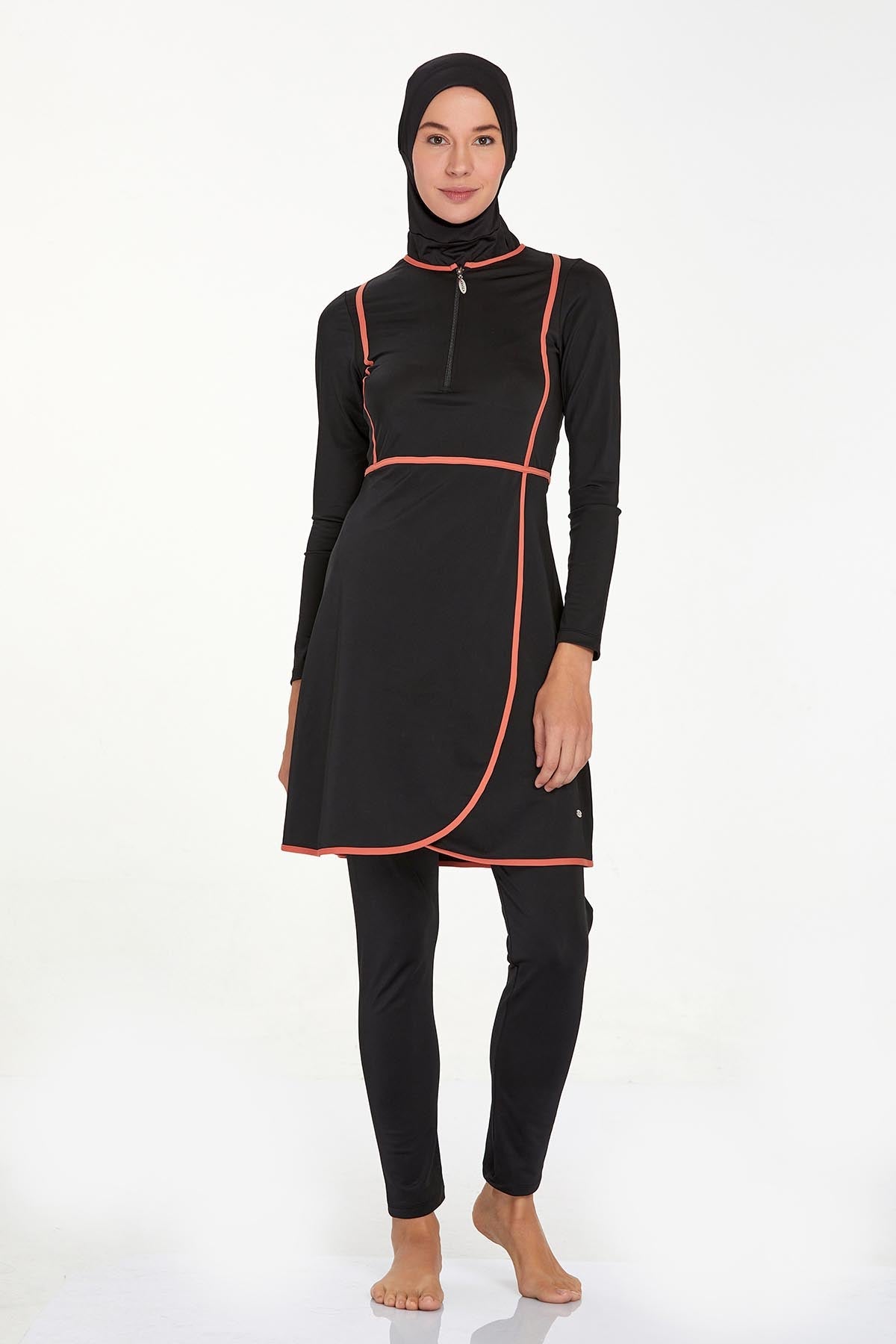 Adasea Burkini  Swimsuit-4546  Voile