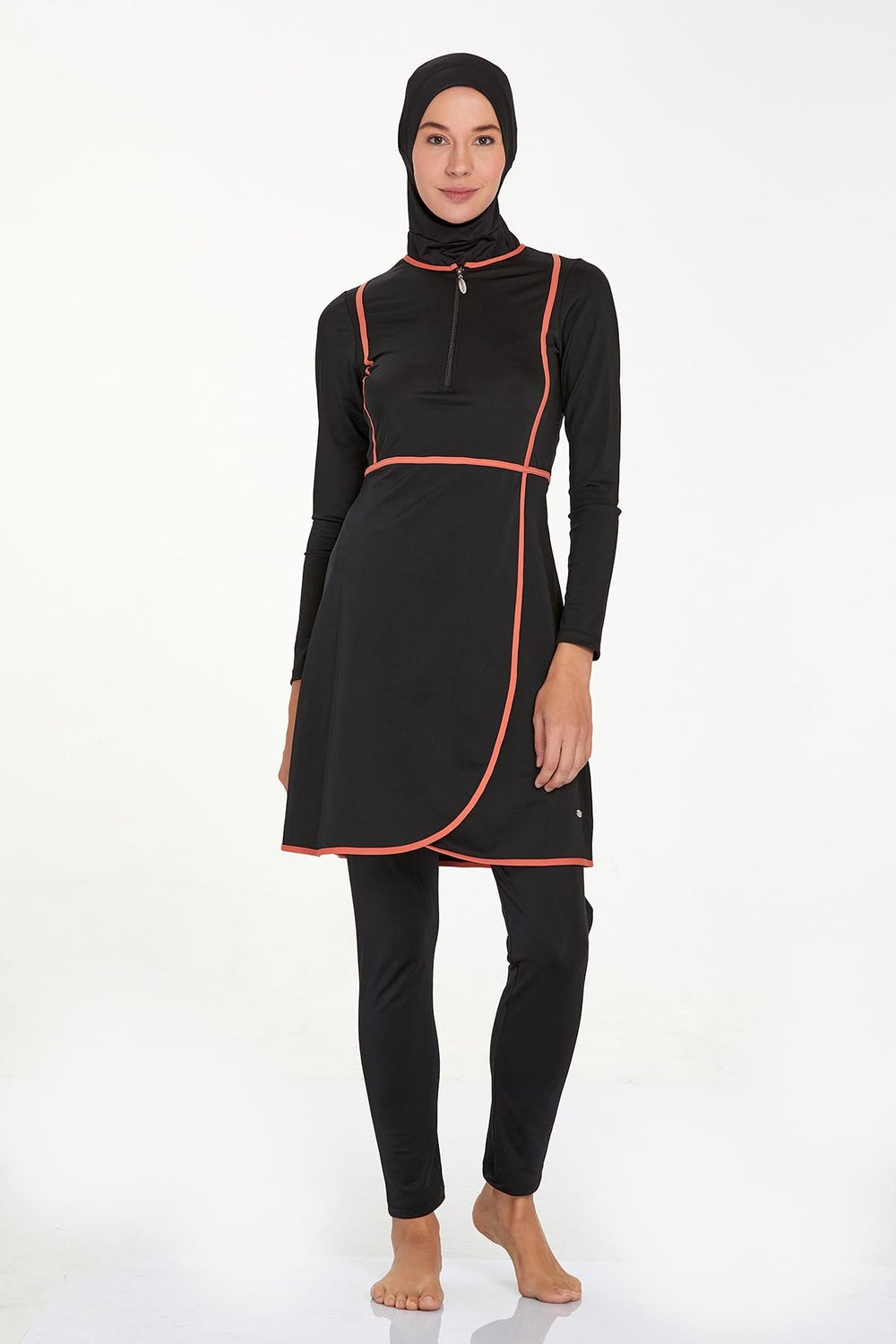 Adasea Burkini  Swimsuit-4546  Voile