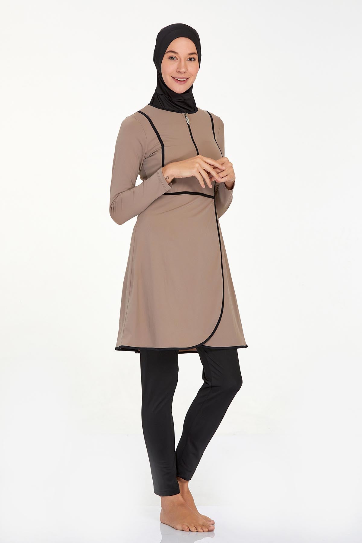 Adasea Burkini  Swimsuit-4546  Voile